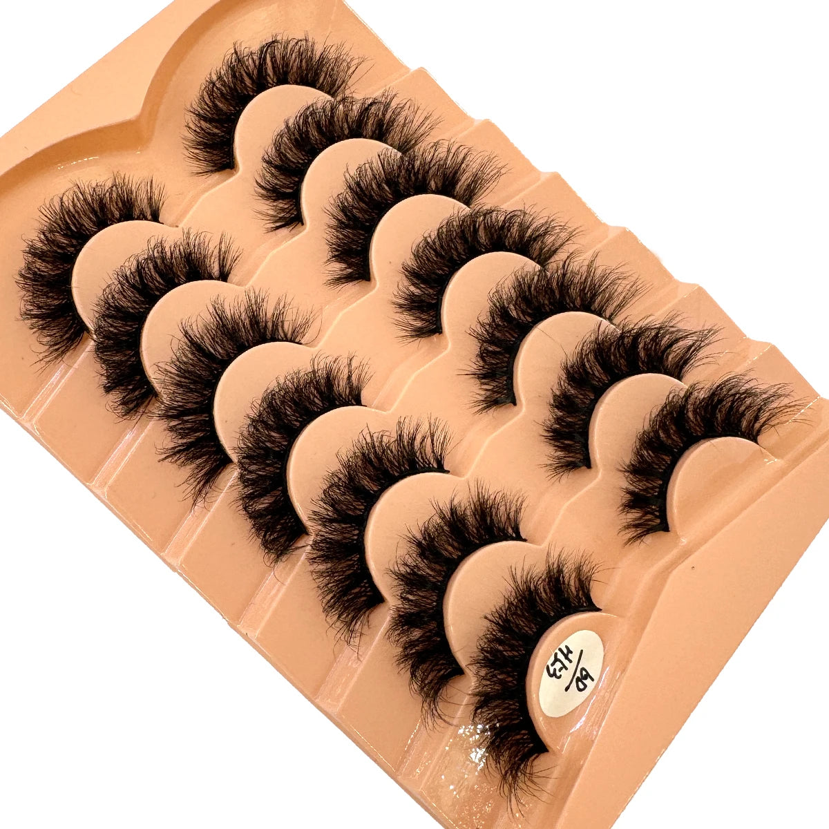 HBZGTLAD 7 pairs Lashes 3D Mink Eyelashes Thick & Fluffy Soft Eyelash Extension Natural False Eyelashes Makeup Mink Eye Lashes