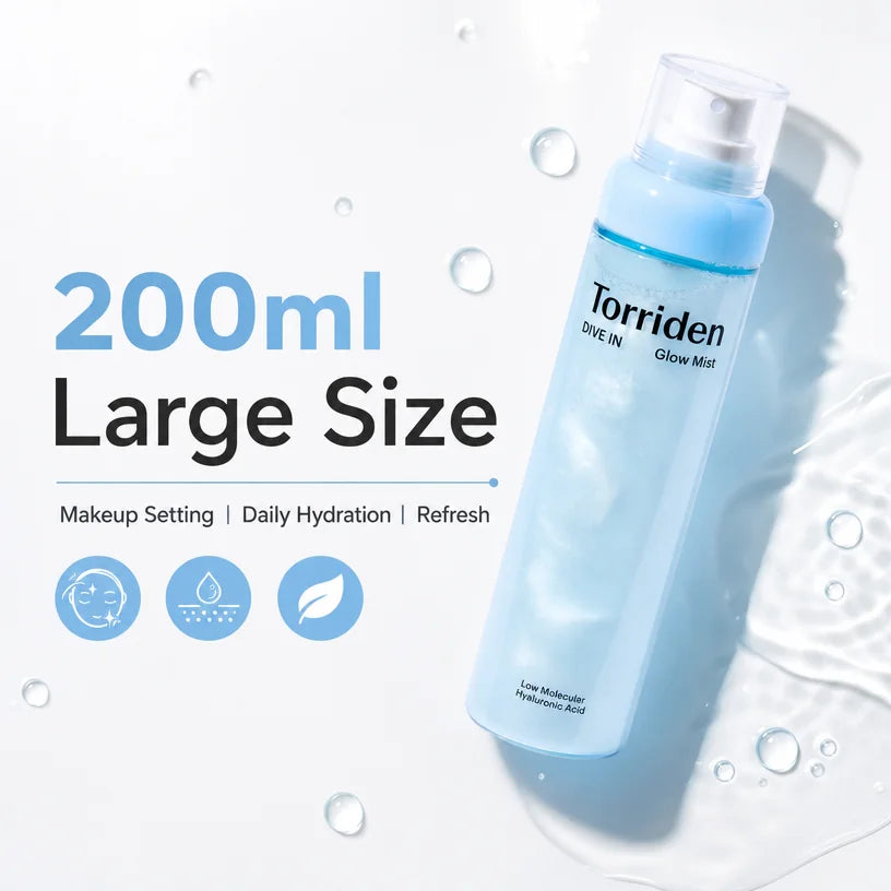 Korean Torriden Cica Cream Mist Facial Moisturizing Spray Before Makeup,Hydrating Glowing Cream Spray Fine mist for deep water